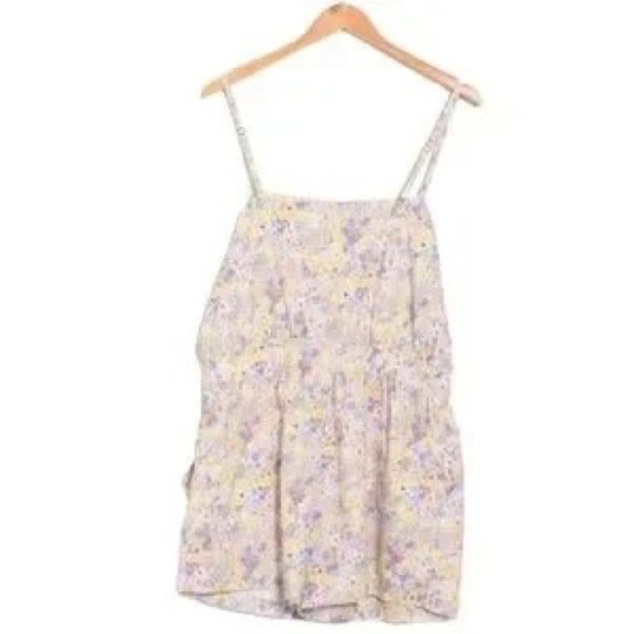 Levi’s floral cotton cinched Romper - Picture 7 of 15